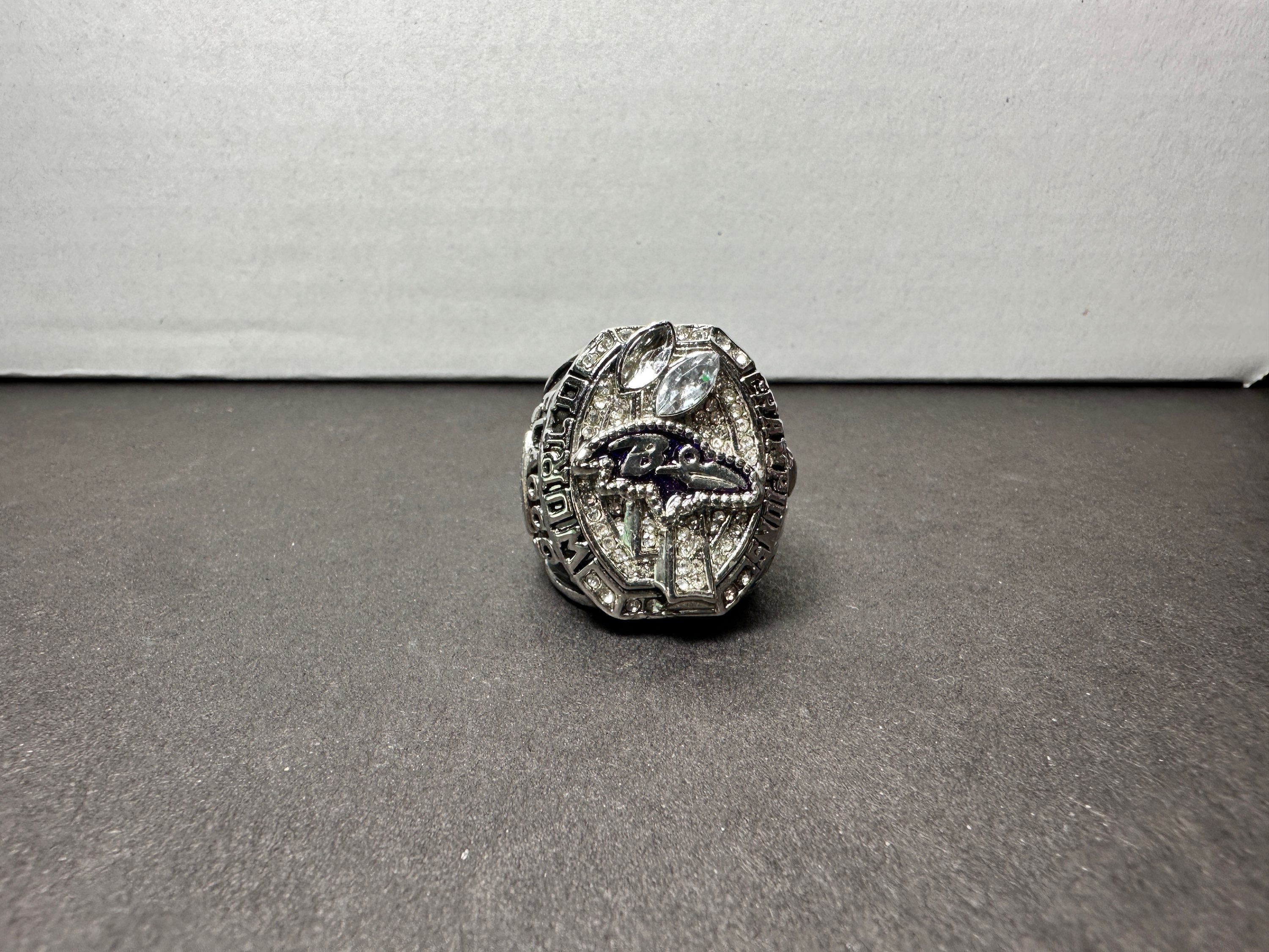 Joe Flacco Replica Super Bowl XLVII Championship Ring image 0