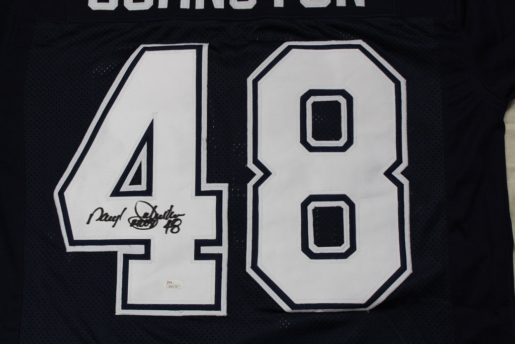 Daryl 'Moose' Johnston Autographed Custom Dallas Cowboys Jersey image 1