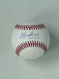 Michael Young Autographed Baseball image 0