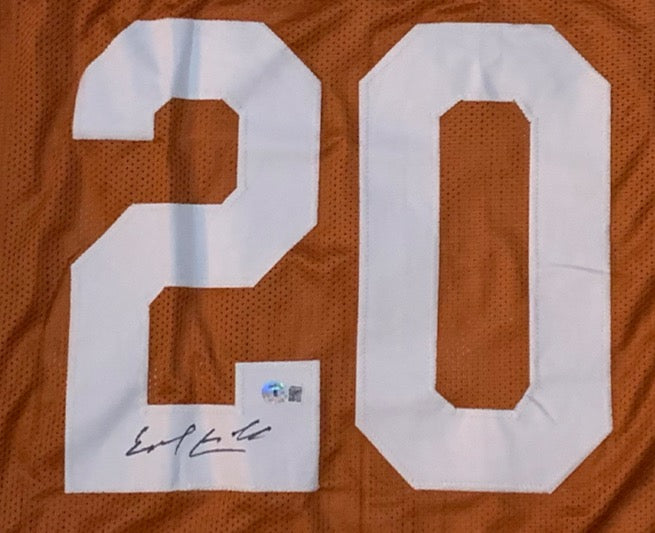Earl Campbell Autographed Custom UT Jersey image 1