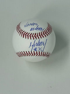 Jose Abreu Autographed Baseball/Vamos Astros image 0