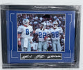 Troy Aikman, Michael Irvin, and Emmitt Smith Framed Facsimile image 0