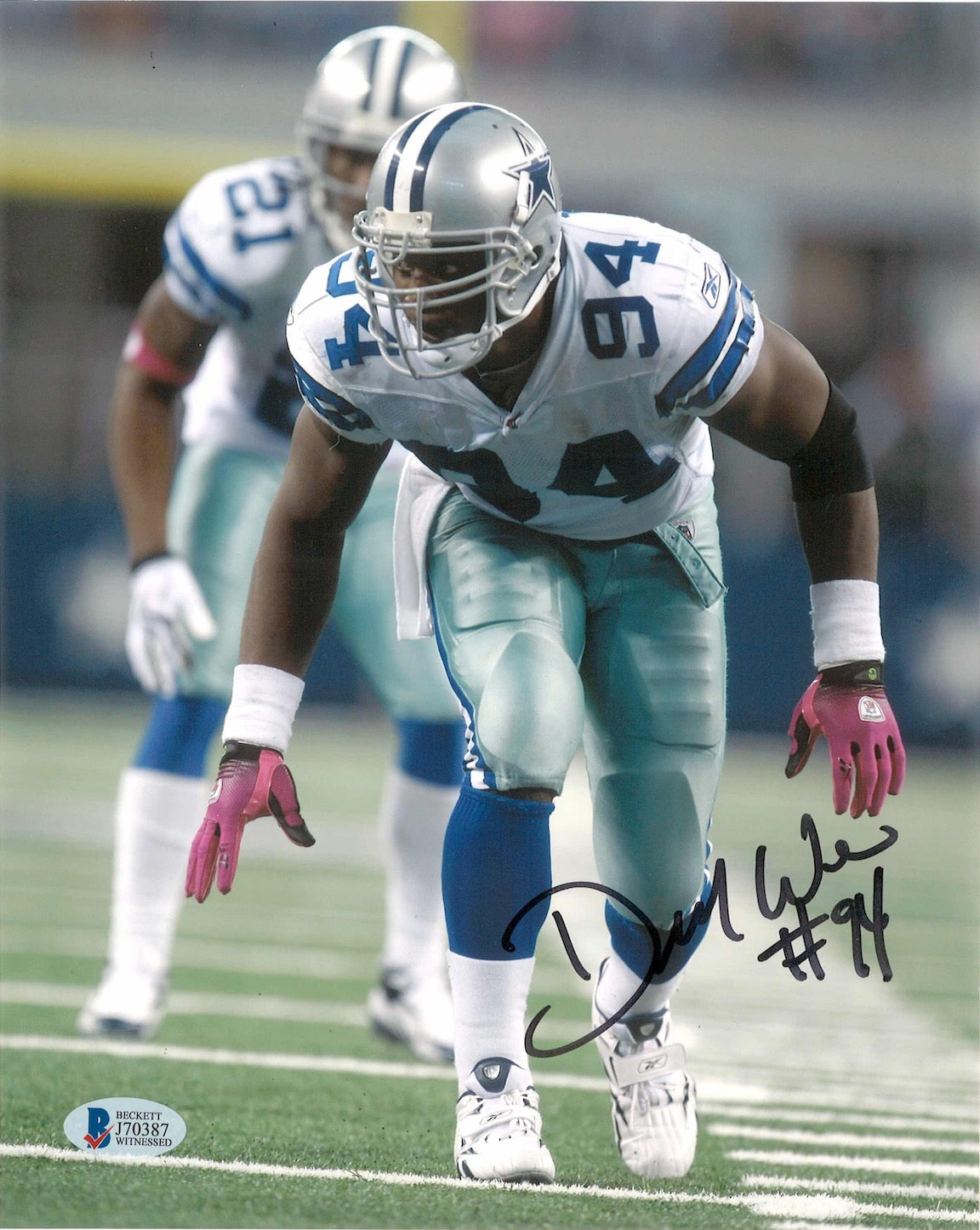 DeMarcus Ware Autographed 8x10 Photo image 0