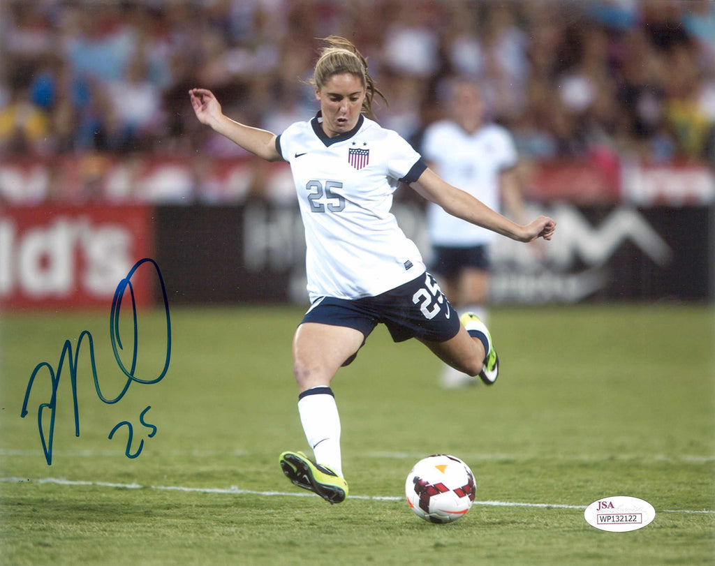 Morgan Brian Autographed US Women's Soccer 8x10 Photo image 0