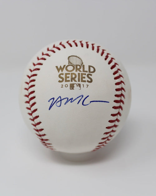 Brian McCann Autographed 2017 World Series Baseball image 0