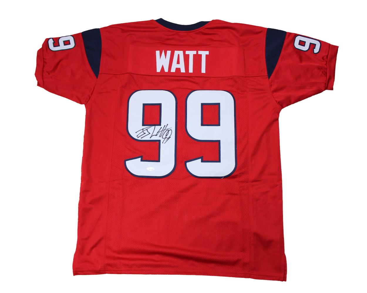 JJ Watt Autographed Custom Texans Jersey image 0