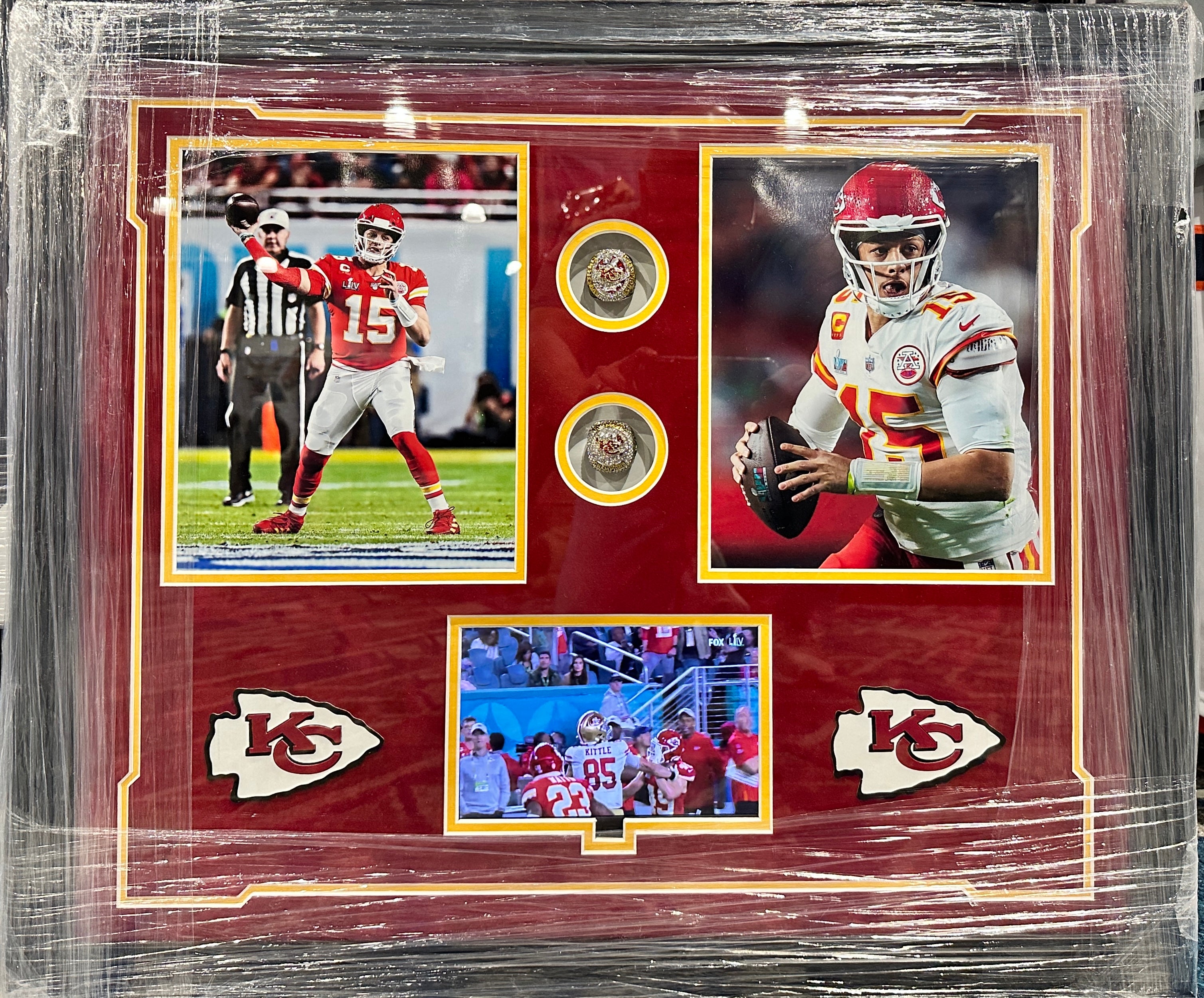 Patrick Mahomes Super Bowl 54 & 57 Champions, with Photos, Rings & Video image 0