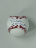 Larry Dierker Autographed Baseball/MLB Debut 9/22/64 image 0