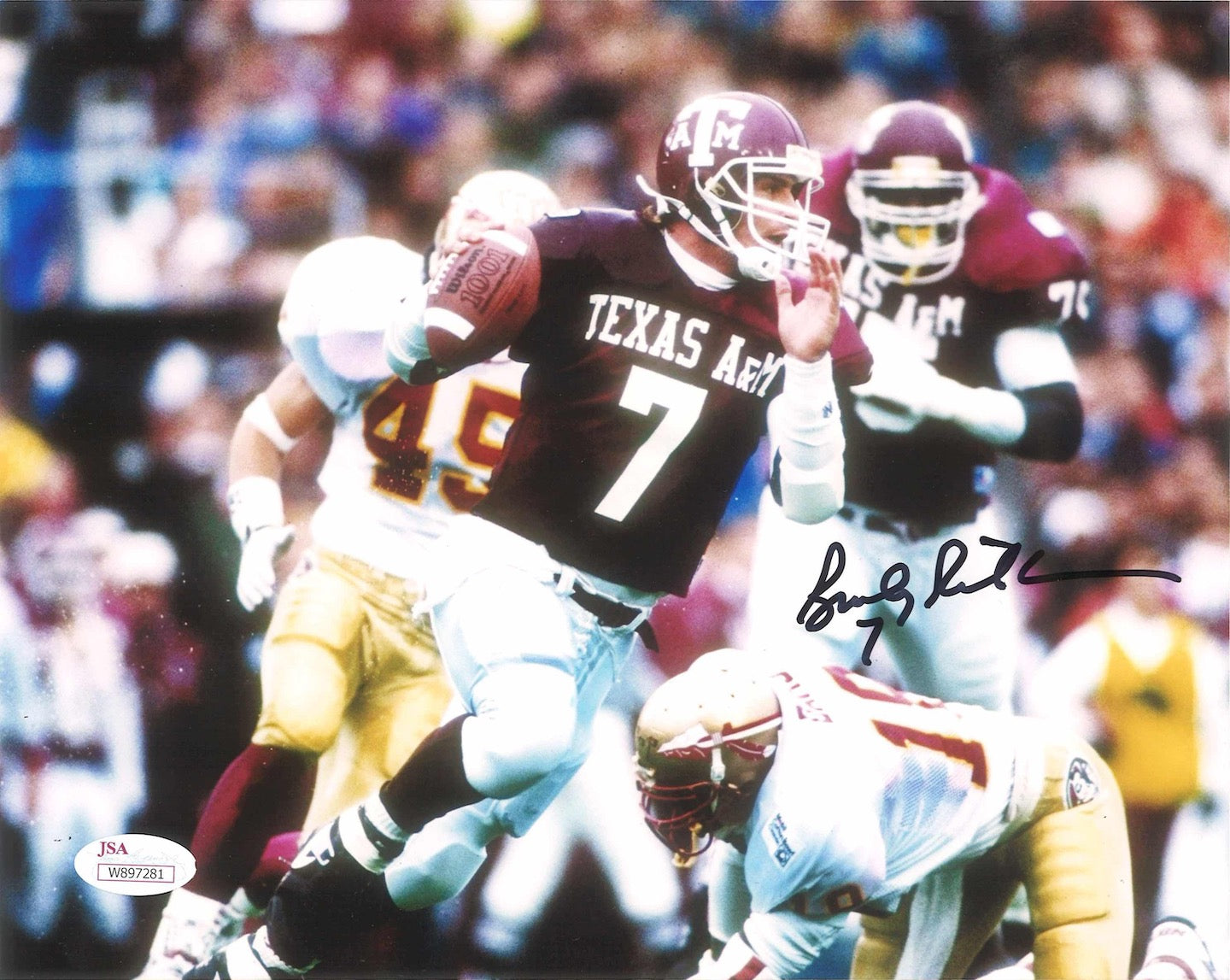 Bucky Richardson Autographed 8x10 Photo image 0