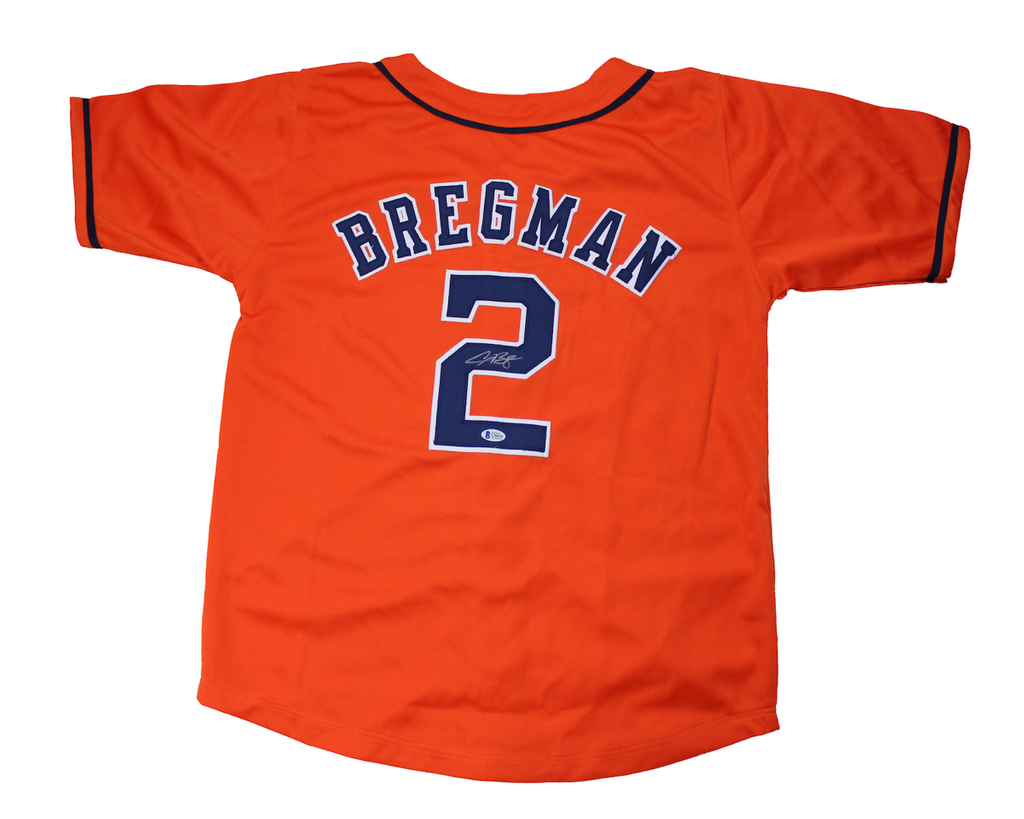 Alex Bregman Autographed Custom Astros Jersey image 0