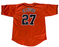 Jose Altuve Autographed Custom Astros Orange Jersey image 0