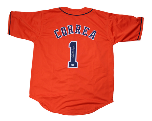 Carlos Correa Autographed Custom Jersey image 0