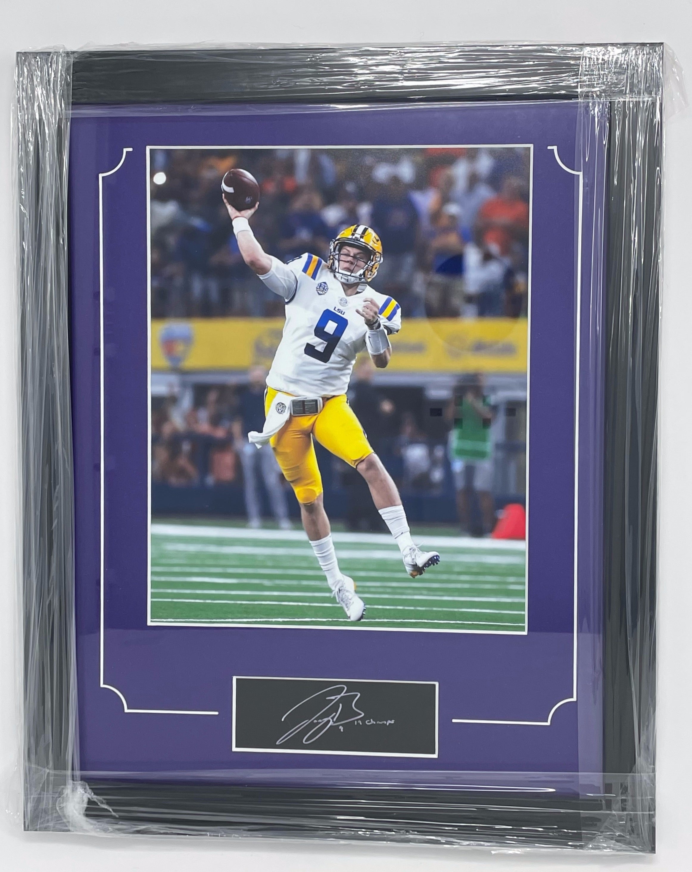 Joe Burrow Framed Facsimile image 0