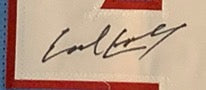Earl Campbell Autographed Custom Blue Oilers Jersey image 2
