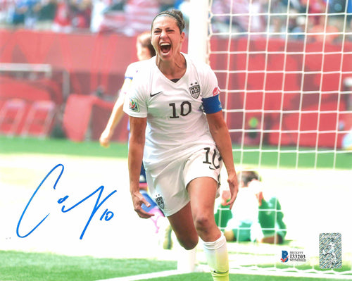 Carli Lloyd Autographed US Women's Soccer 8x10 Photo image 0
