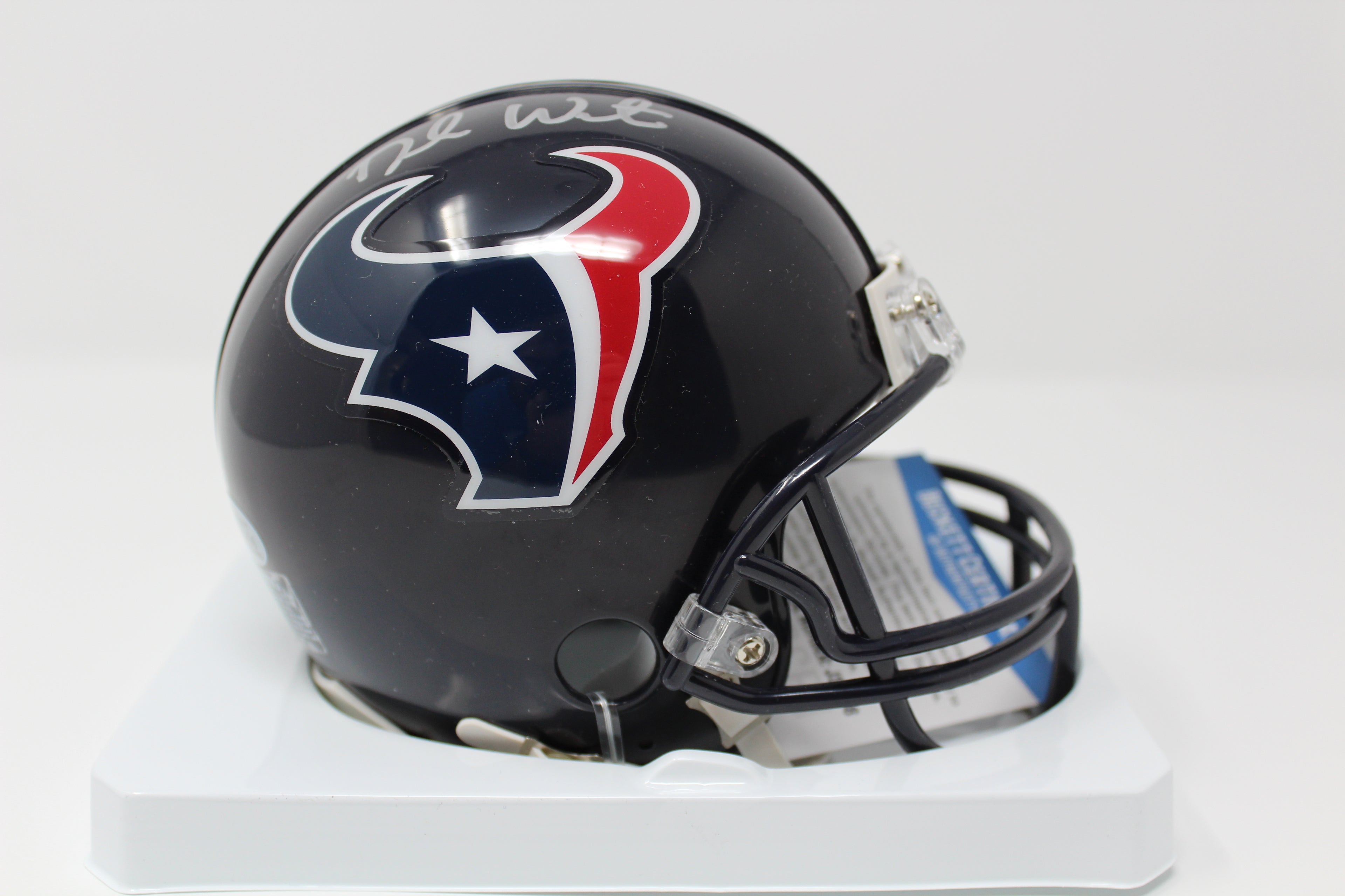 Deshaun Watson Autographed Texans Mini Helmet image 0