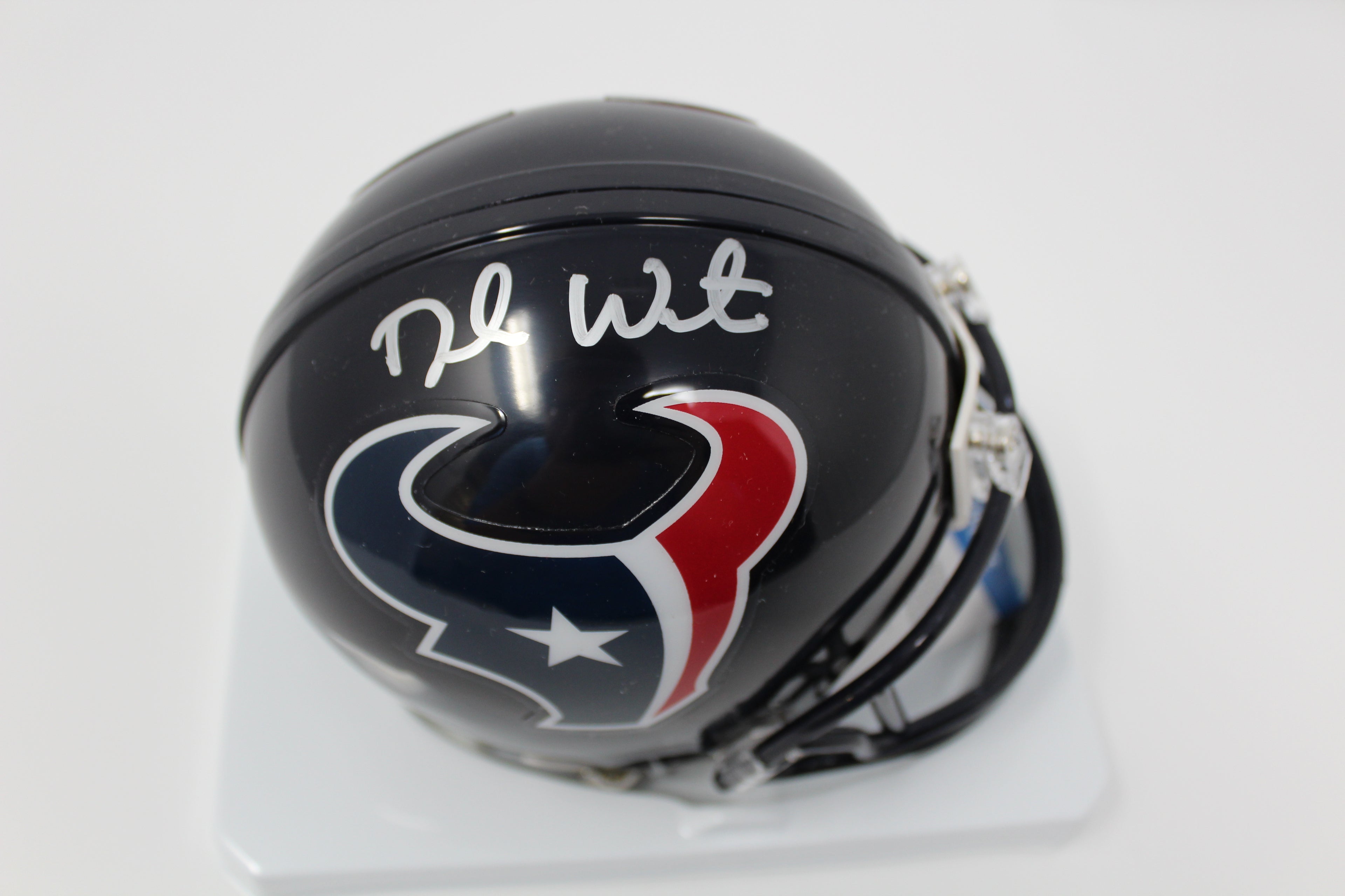 Deshaun Watson Autographed Texans Mini Helmet image 1