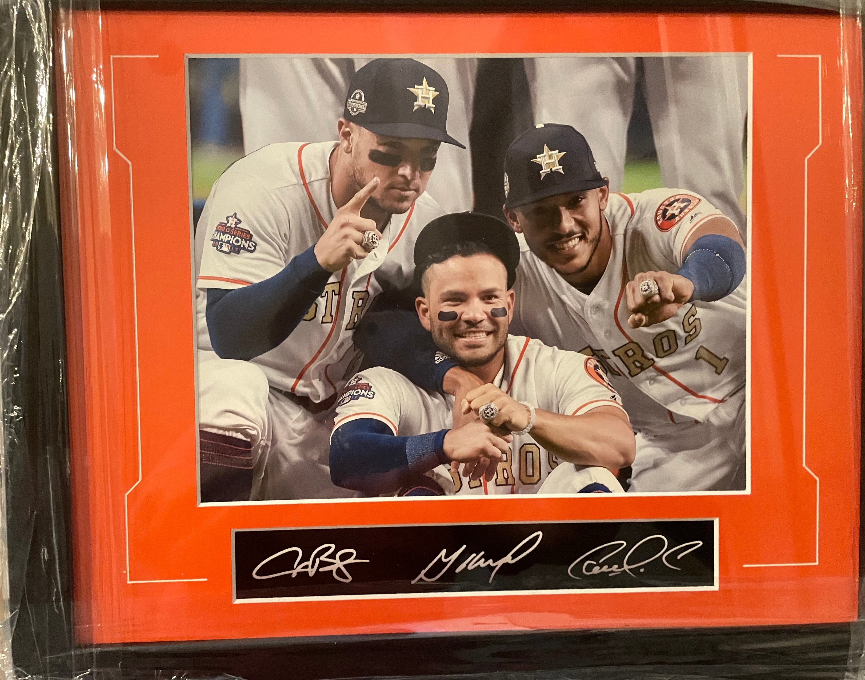Astros Big 3 Framed Facsimile image 0