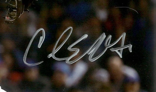 Carl Edwards Autographed Chicago Cubs 8x10 Photo image 1