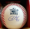 Christian Javier Autographed 2022 World Series Baseball image 0