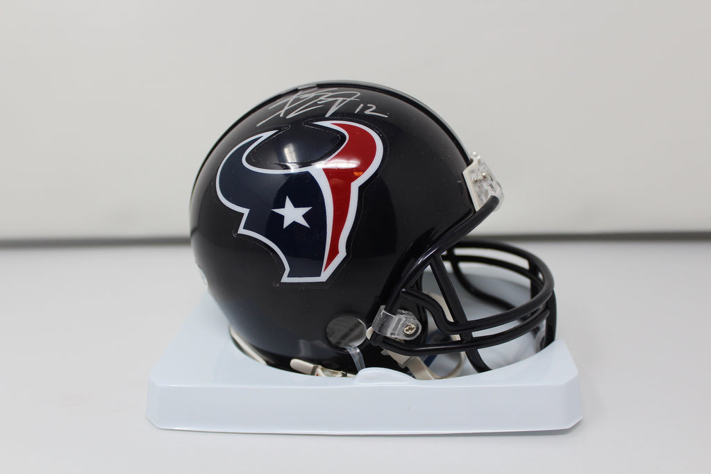 Bruce Ellington Autographed Houston Texans Mini Helmet image 0