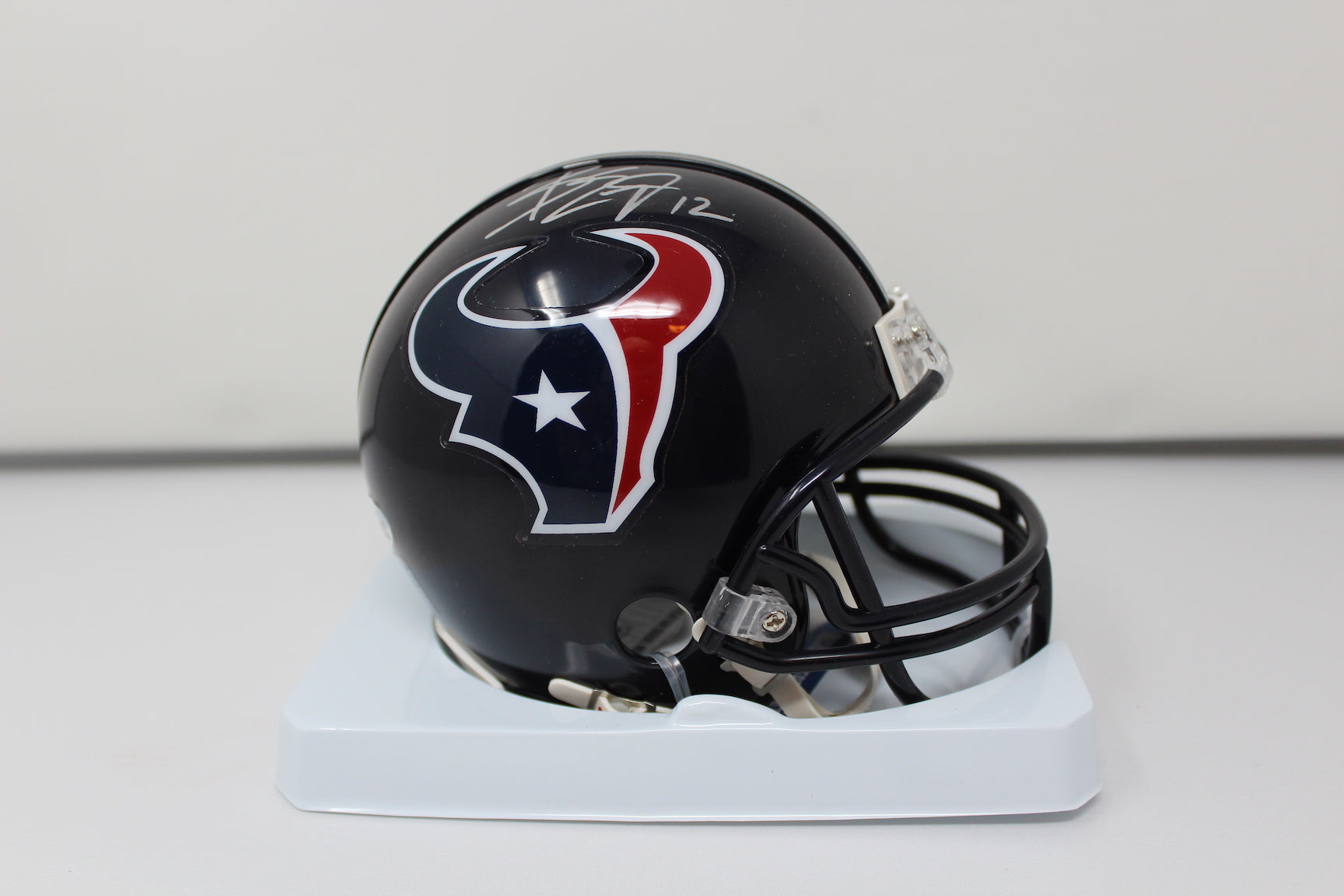Bruce Ellington Autographed Houston Texans Mini Helmet image 0
