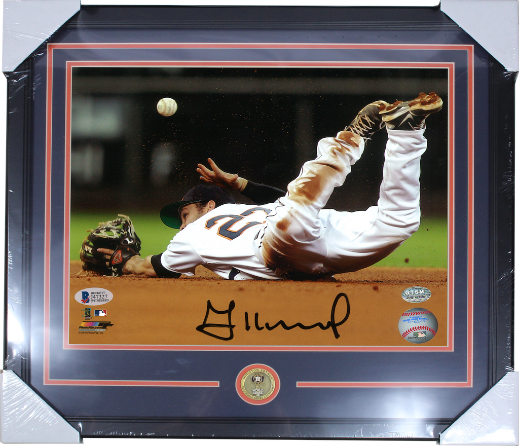 Jose Altuve Autographed Houston Astros 8x10 Photo image 3