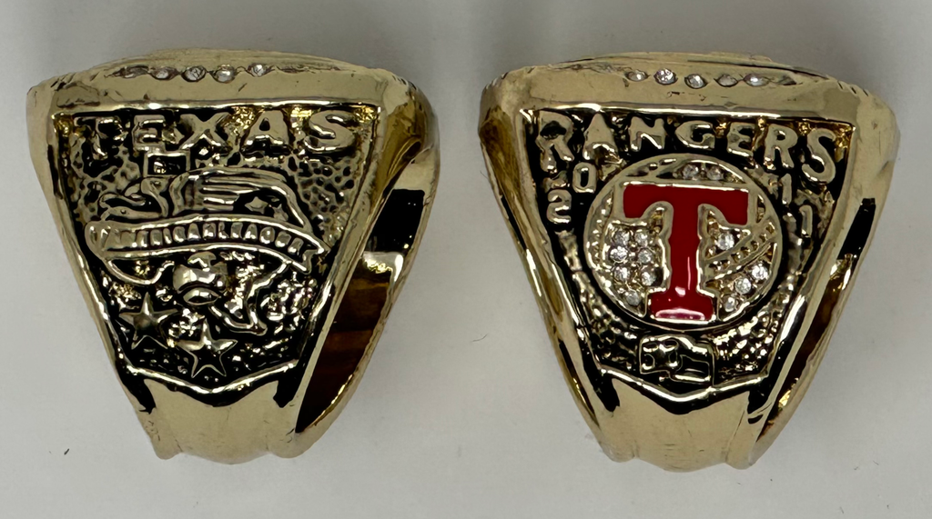Texas Rangers AL Championship Replica Ring image 1