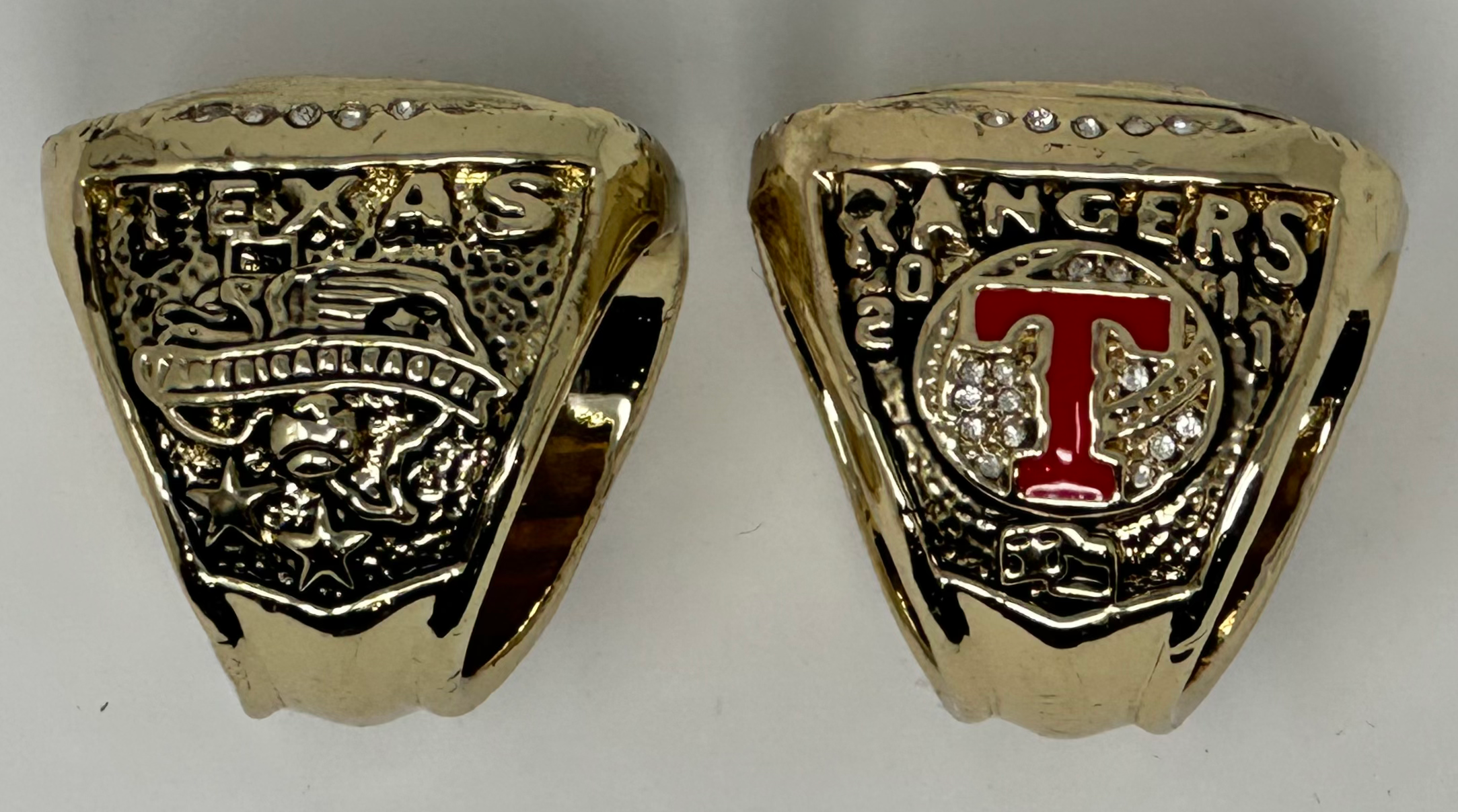Texas Rangers AL Championship Replica Ring image 1