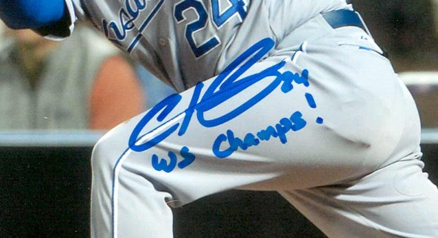 Christian Colon Autographed Kansas City Royals 8x10 Photo Inscribed "WS Champs" image 1