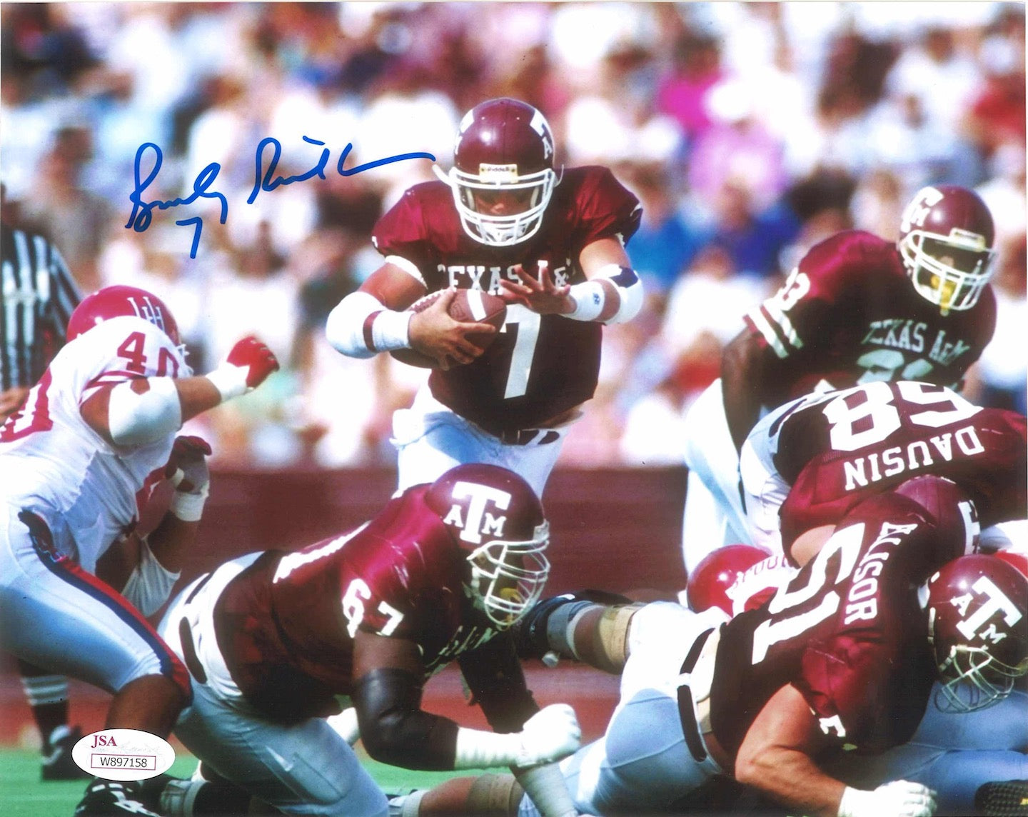 Bucky Richardson Autographed 8x10 Photo image 0