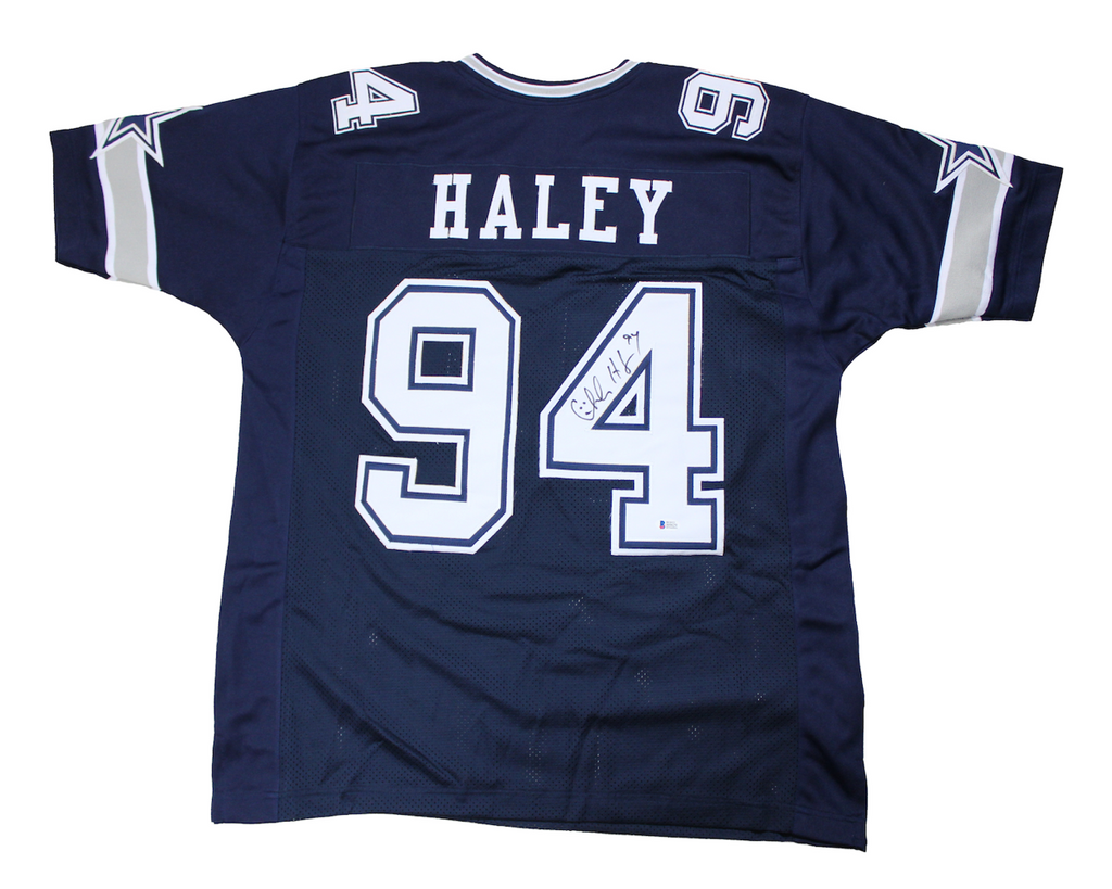 Charles Haley Autographed Custom Dallas Cowboys Jersey image 0