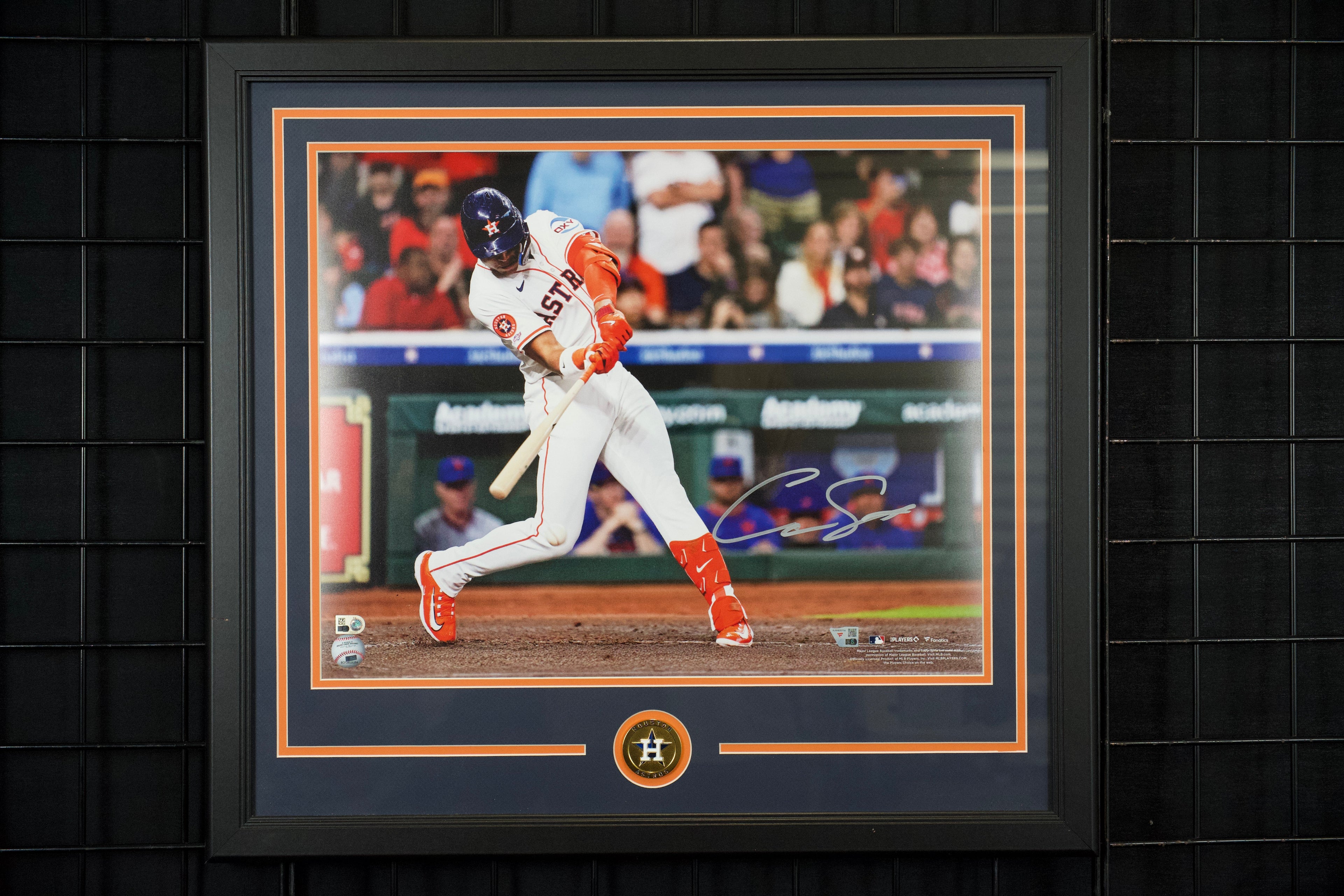 Cam Smith Framed Autographed Astros 16x20 Photo
