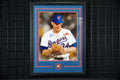 Nolan Ryan Framed Autographed Rangers 11x14 Bloody Lip Photo