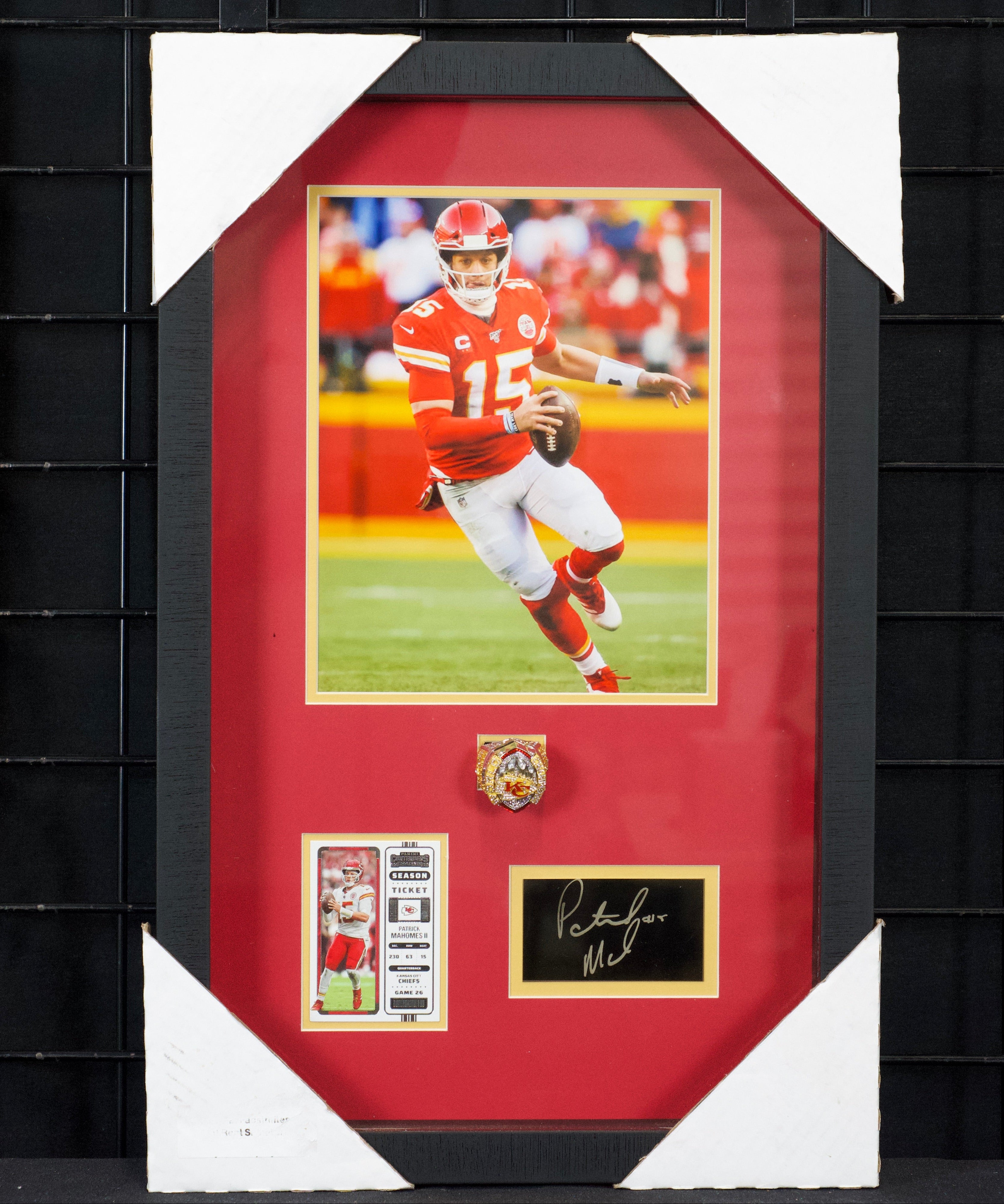 Patrick Mahomes SB58 Champions Ring Frame