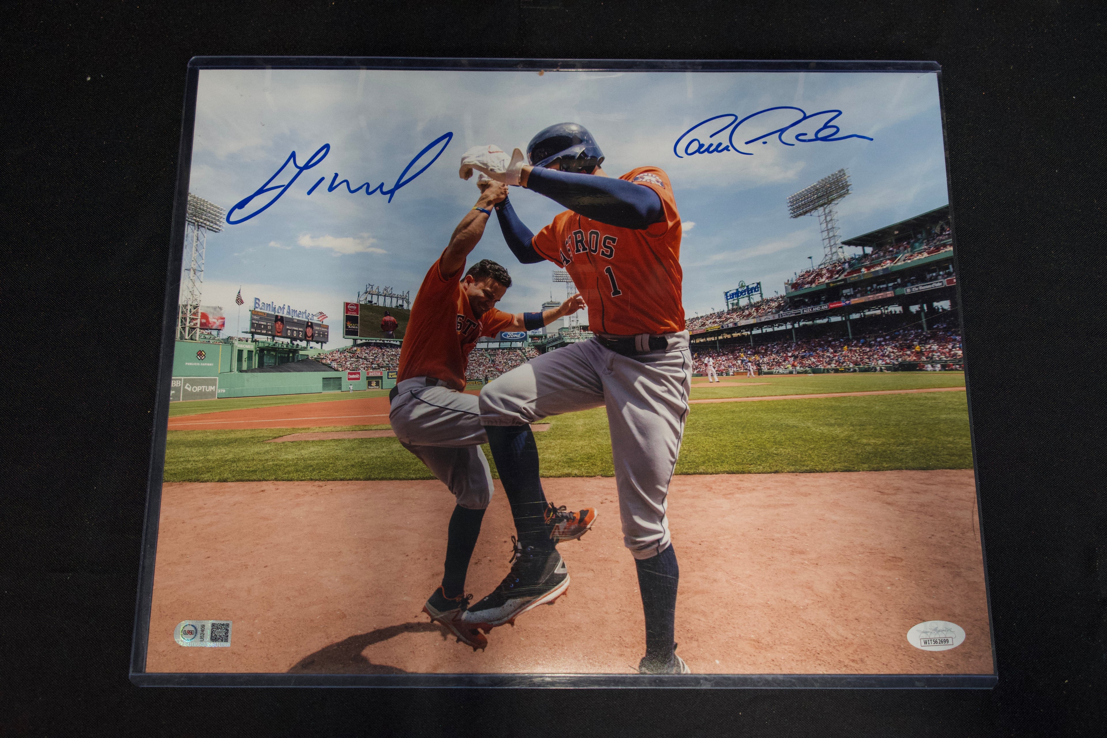 Carlos Correa & Jose Altuve Autographed 11x14 Photo