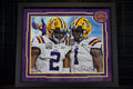 Ja'Marr Chase & Justin Jefferson Framed Autographed LSU 11x14 Photo