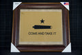 Come and Take It Texas Framed Display