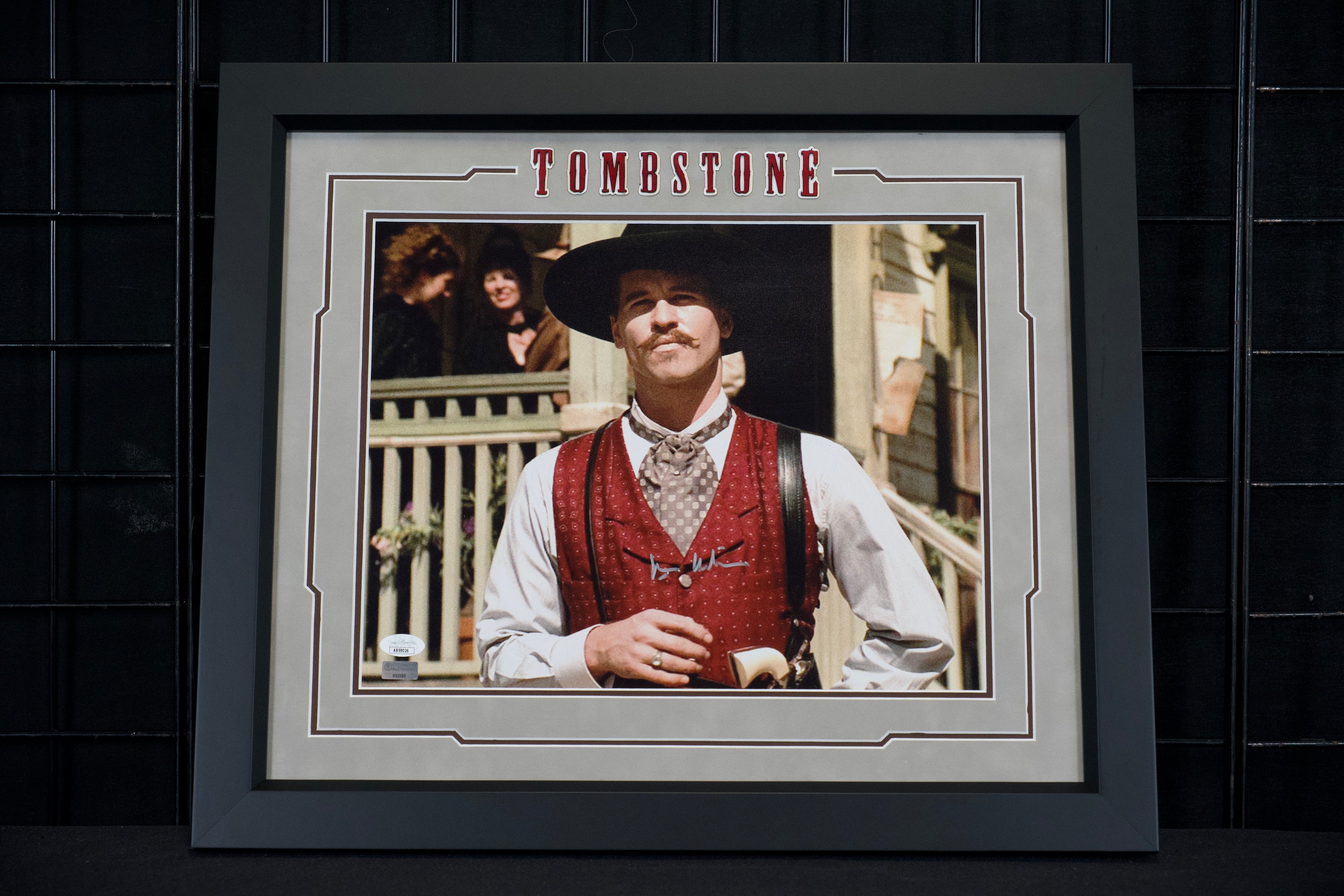 Val Kilmer Framed Autographed 8x10 Tombstone Photo