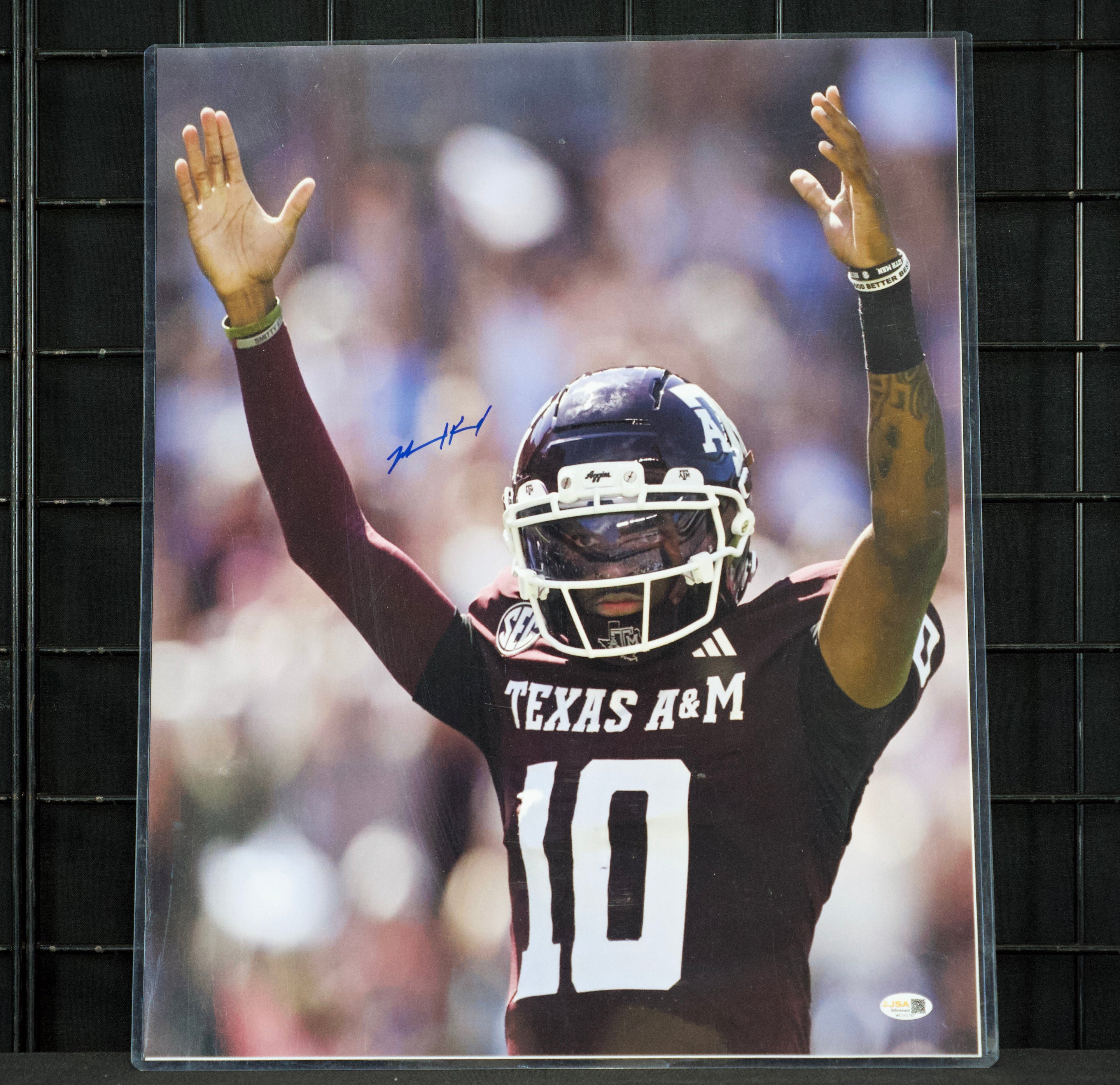 Marcel Reed Autographed Texas A&M 16x20  Photo