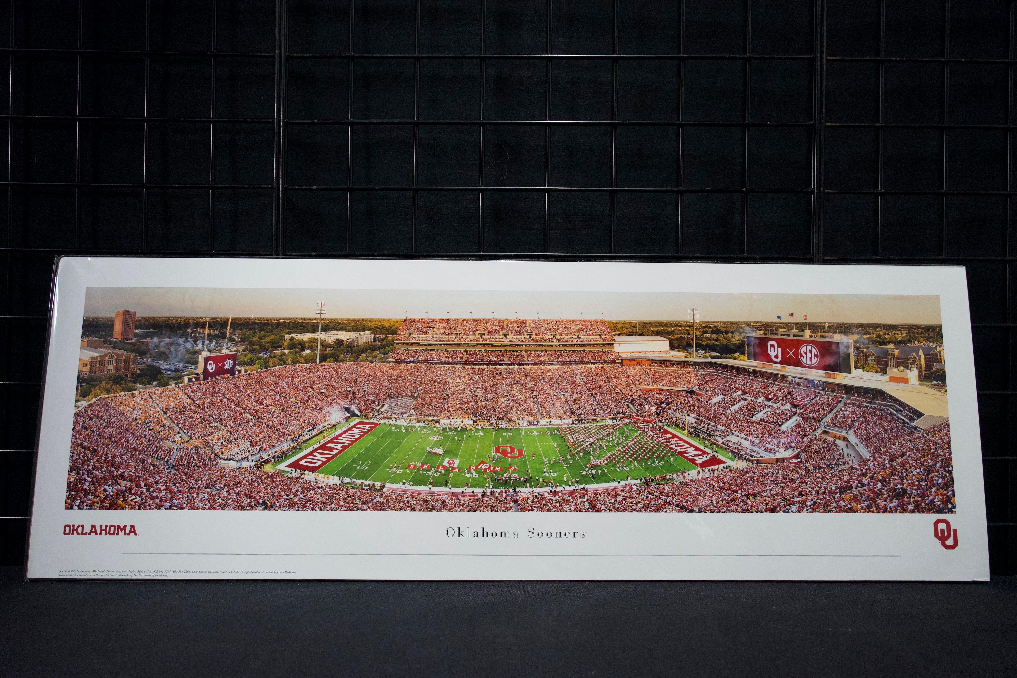 Oklahoma Sooners Gaylord Family Memorial Stadium Unframed Panoramic