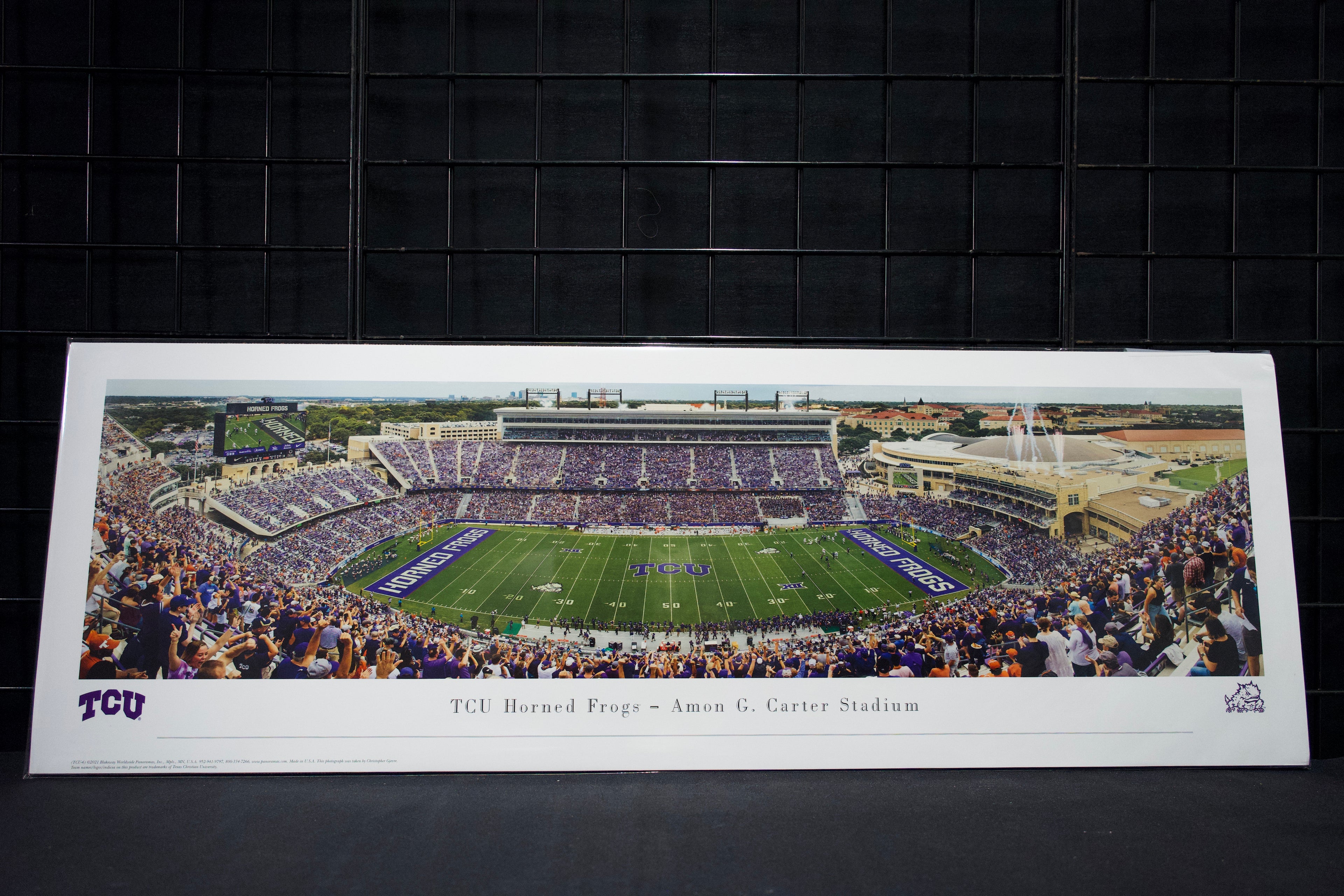 TCU Horned Frogs Amon G Carter Stadium Unframed Panoramic