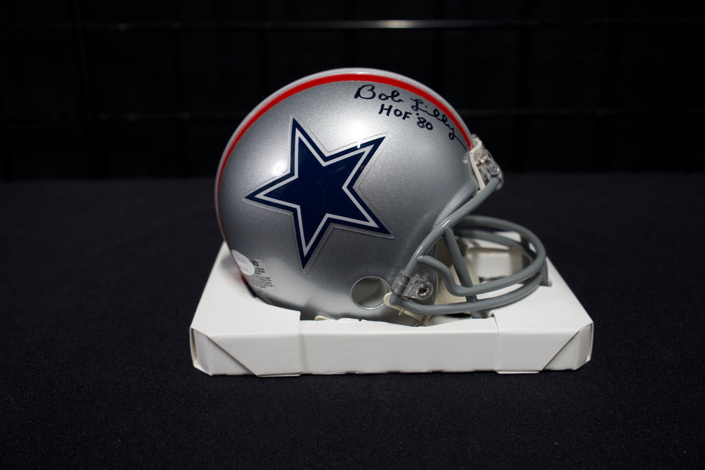 Bob Lilly Autographed Cowboys Mini Helmet