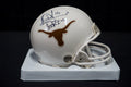 Vince Young Autographed Longhorns Mini Helmet with Hook Em inscription