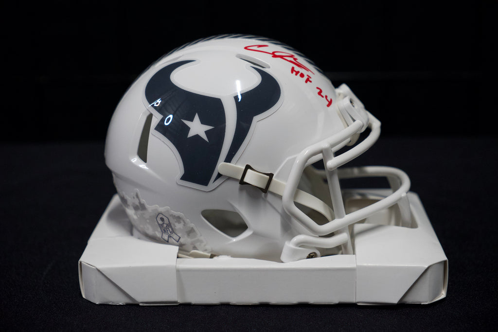 Andre Johnson Autographed Texans White Mini Helmet