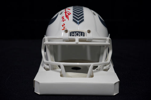 Andre Johnson Autographed Texans White Mini Helmet