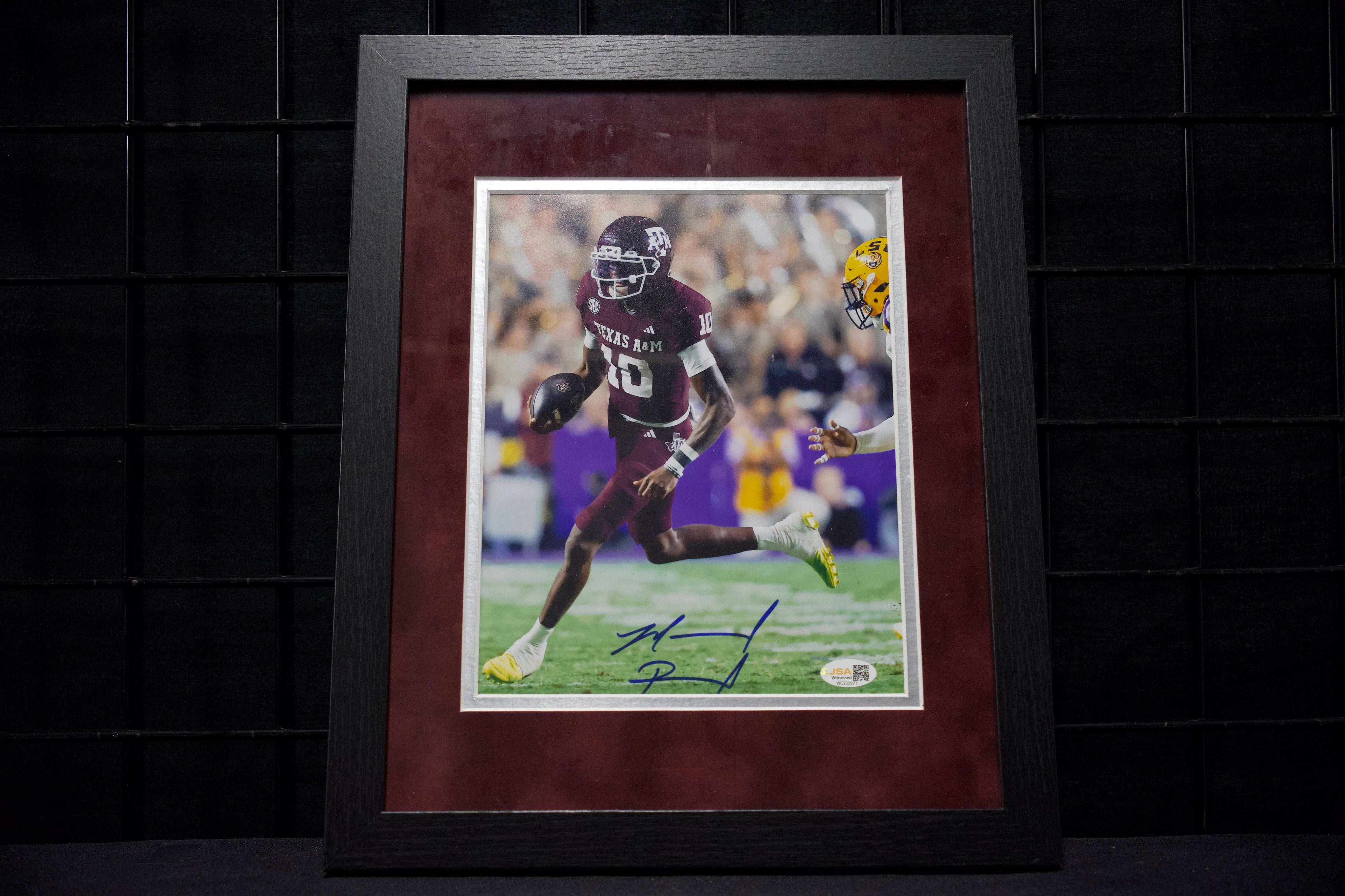 Marcel Reed Framed Autographed A&M 8x10 Photo