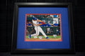 Wyatt Langford Framed Autographed Rangers 8x10 Photo