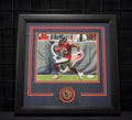 Andre Johnson Framed Autographed Texans 8x10 Running Photo