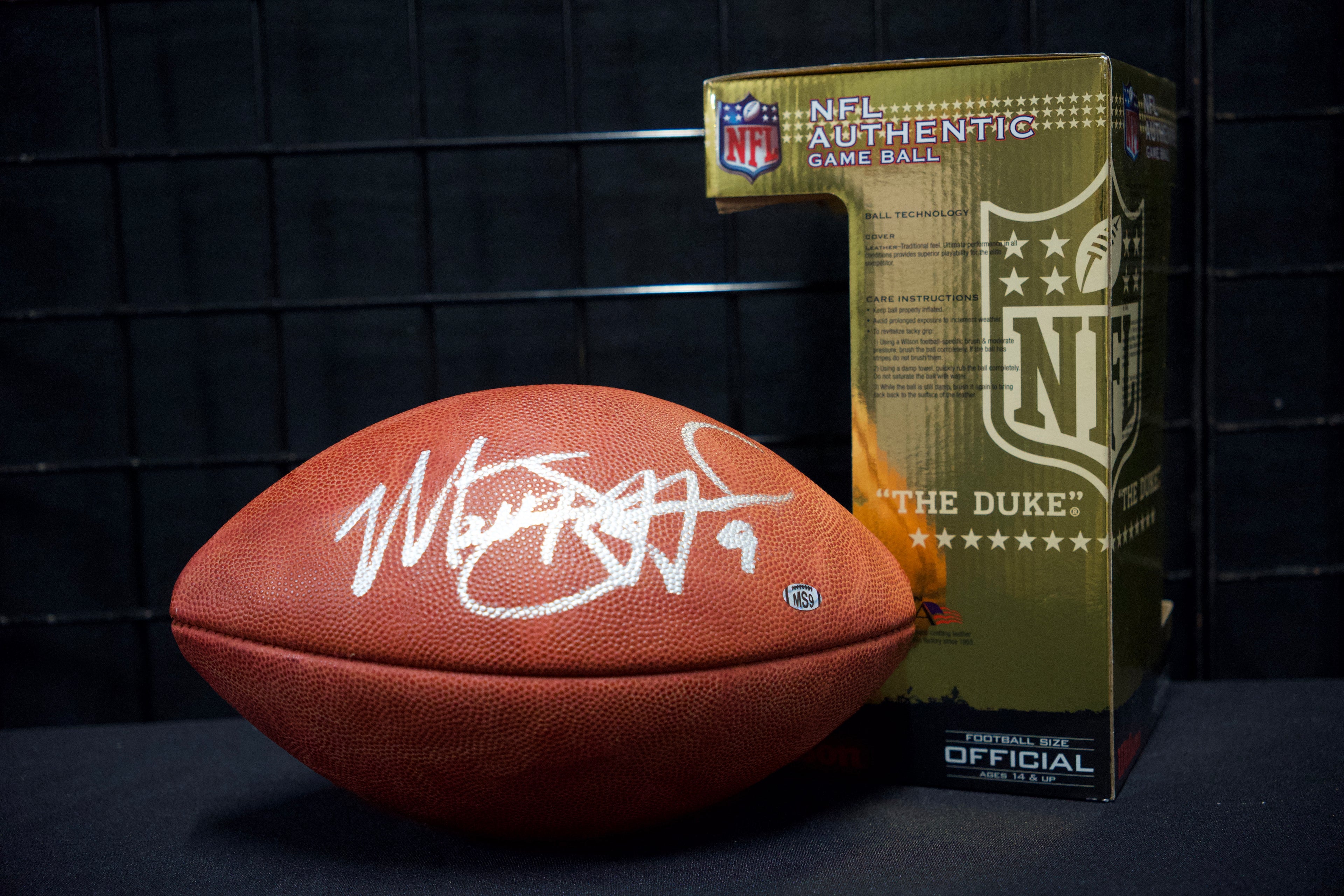 Matt Stafford Autographed Official NFL Football